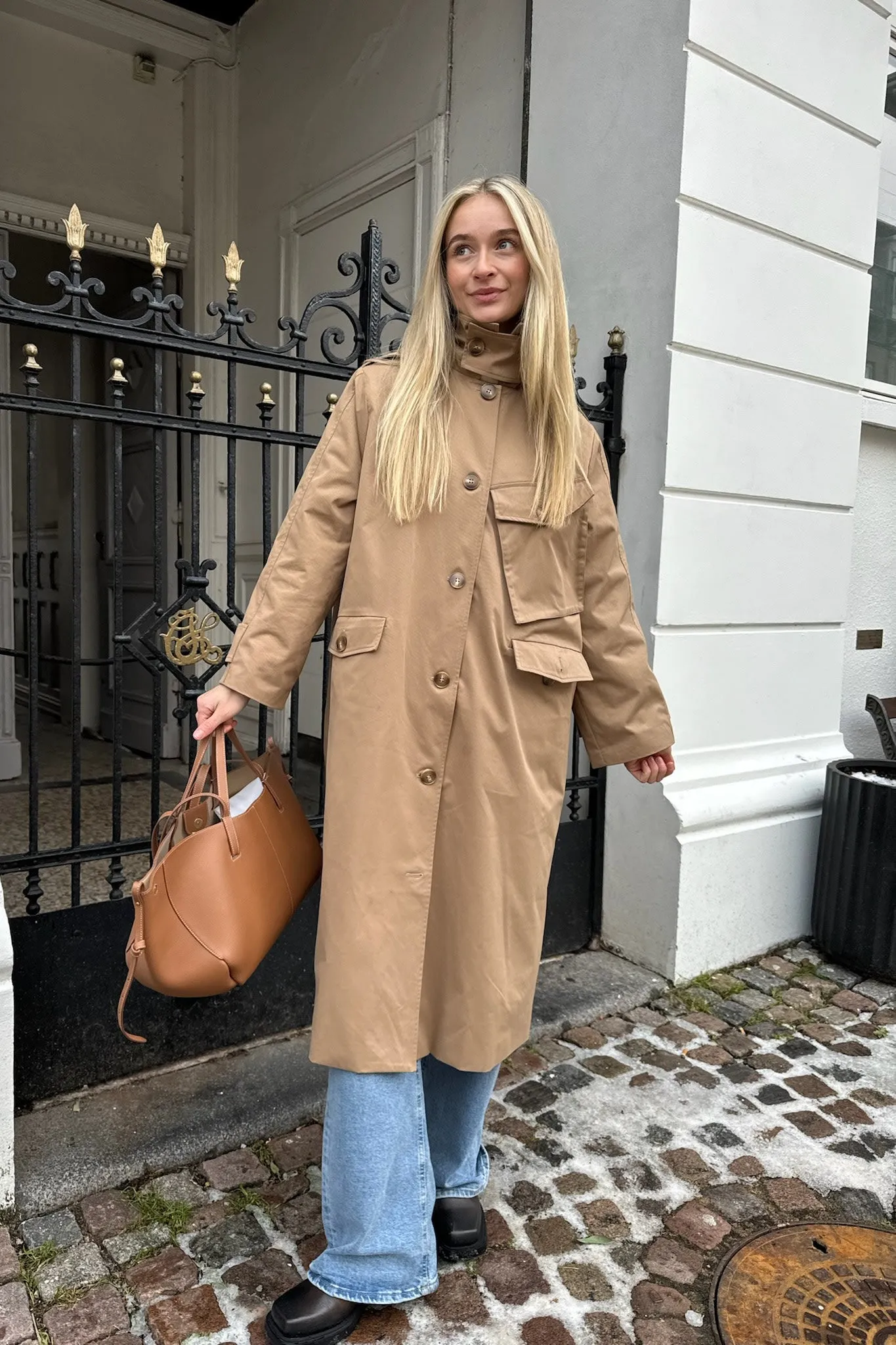 FrejaIC Trenchcoat - Brun