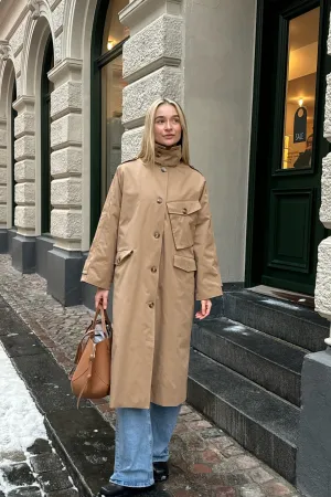 FrejaIC Trenchcoat - Brun
