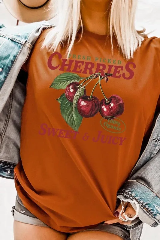 Fresh Picked Cherries Graphic Tee