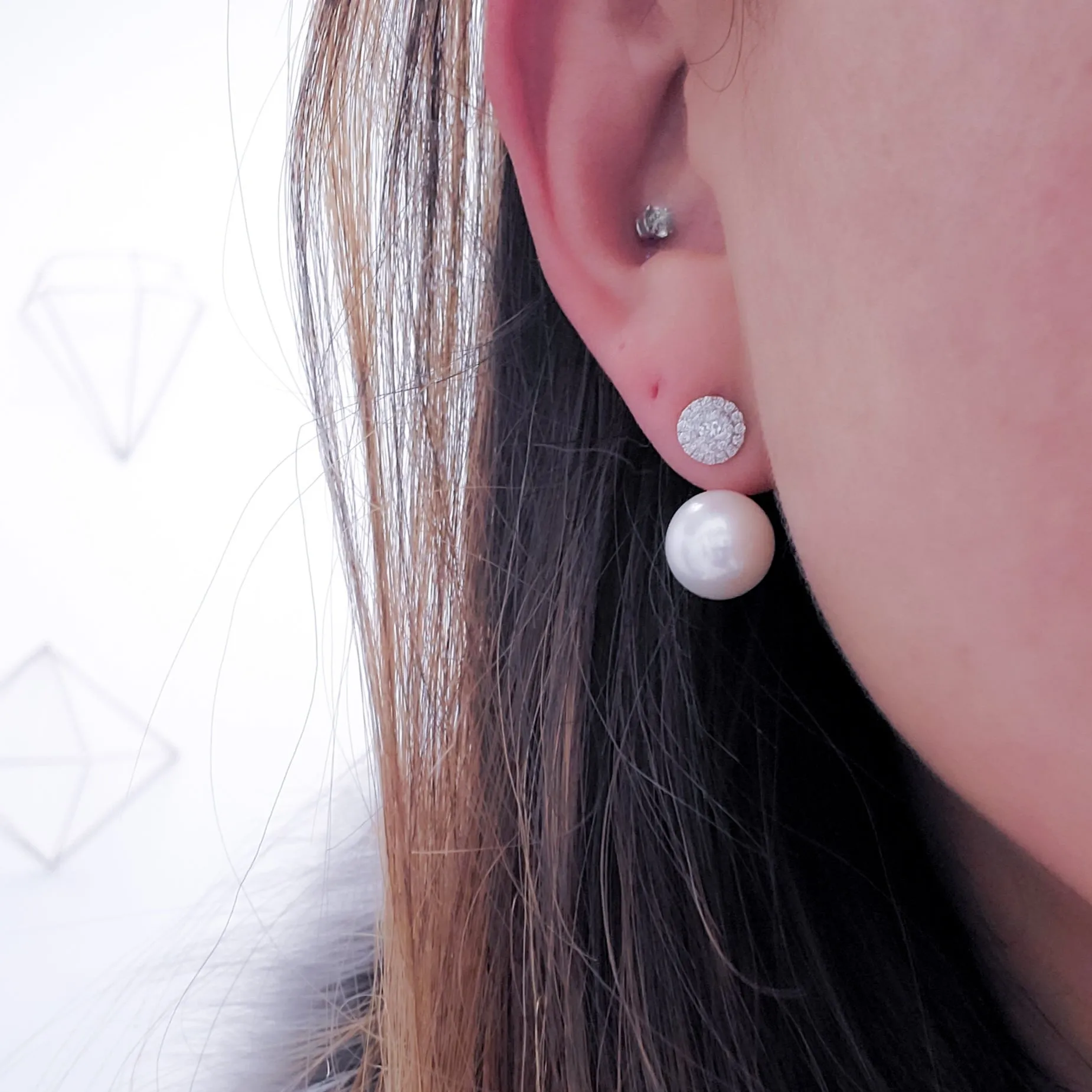 Freshwater Pearl Drop Add-On Earring Jackets