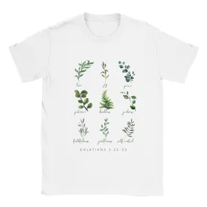 Fruit of the Spirit - Galatians 5:22-23 - Botanical T-Shirt