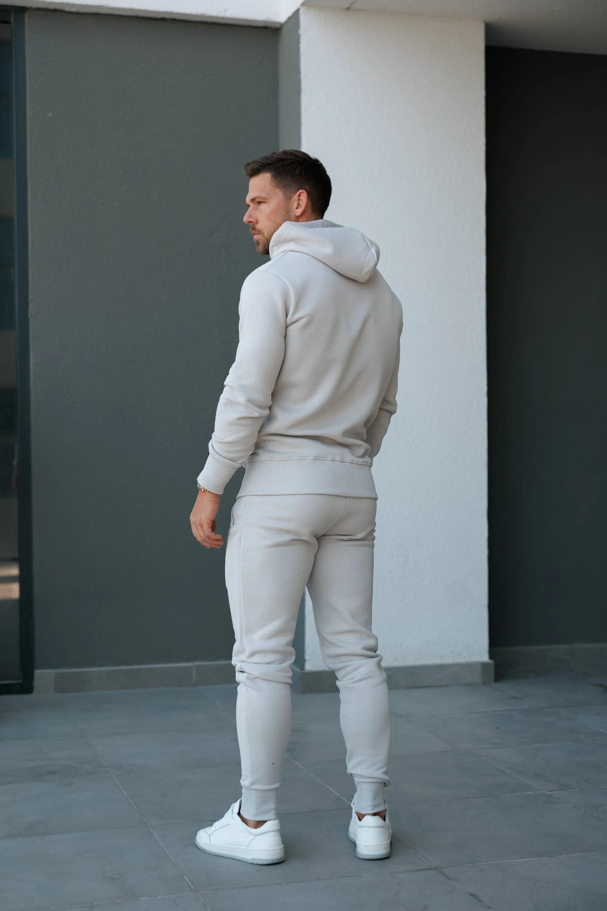 FS Light Grey / Silver Full Zip Hoodie with Pockets - FSH1250
