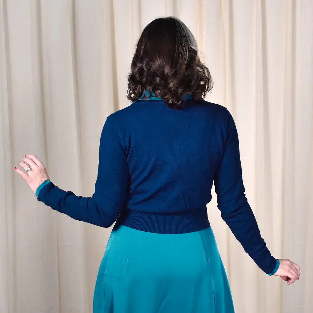 Galaxy Janet Cropped Cardigan