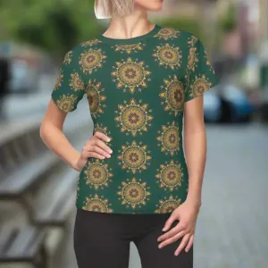 Geometrical Glow t Shirt with Timeless Comfort