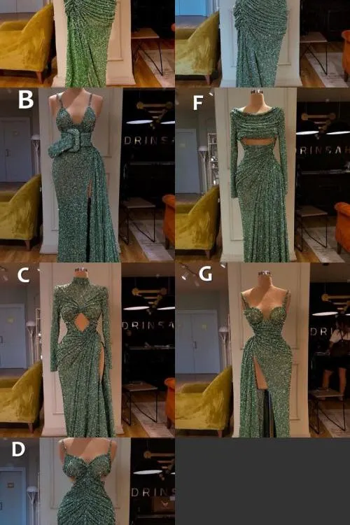 Glitter Off-the-Shoulder Slim Mermaid Prom Party GownsSleeveless Mermaid Evening Gowns