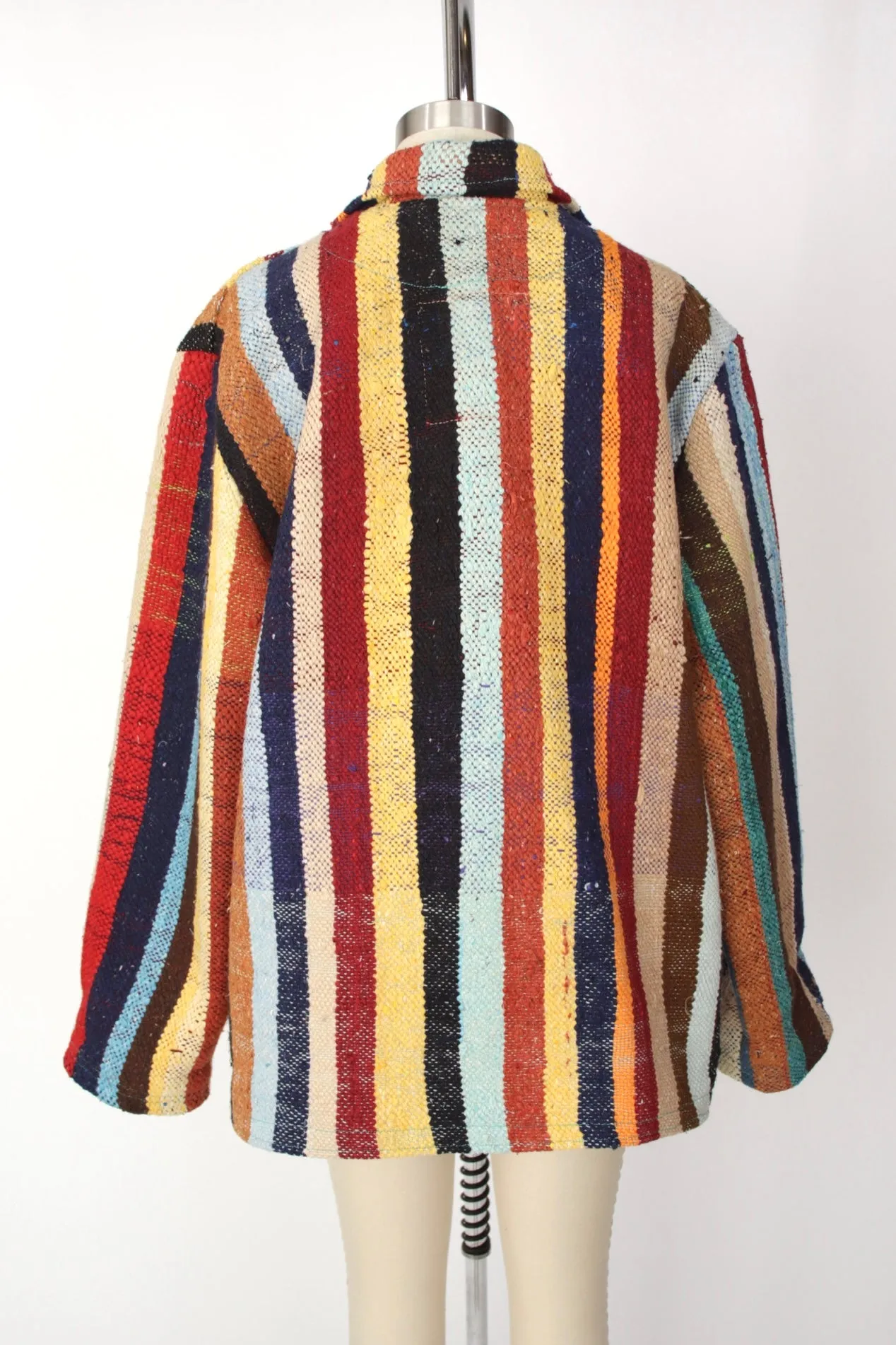 Glor Striped Blanket Coat