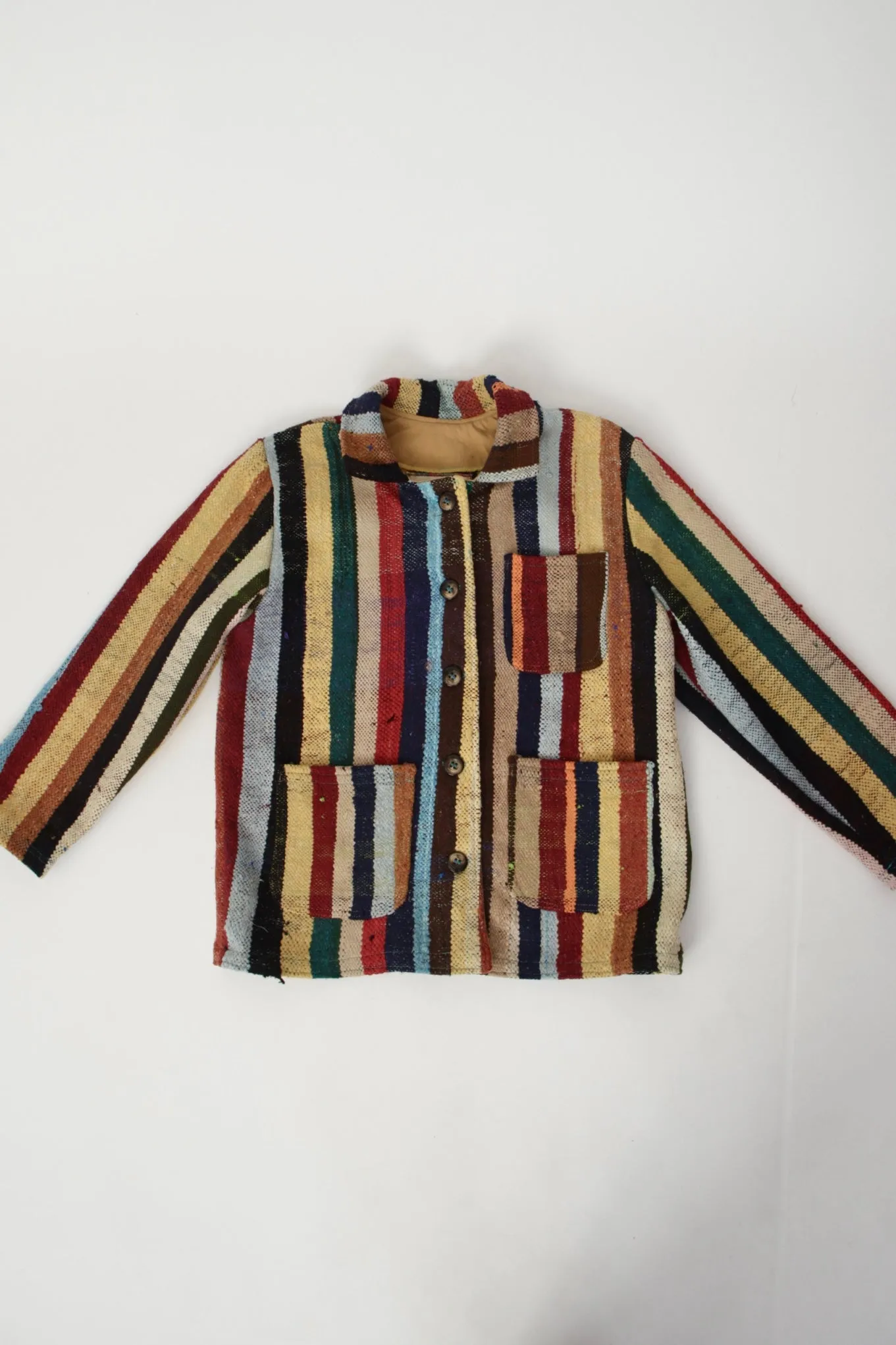 Glor Striped Blanket Coat