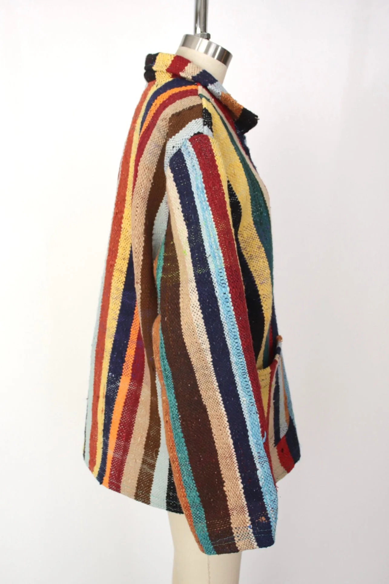 Glor Striped Blanket Coat