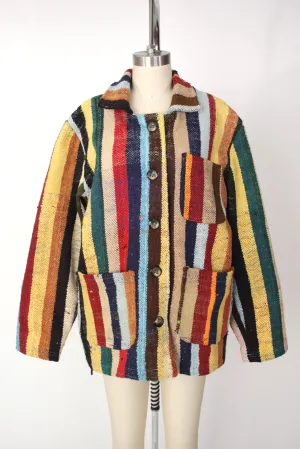 Glor Striped Blanket Coat