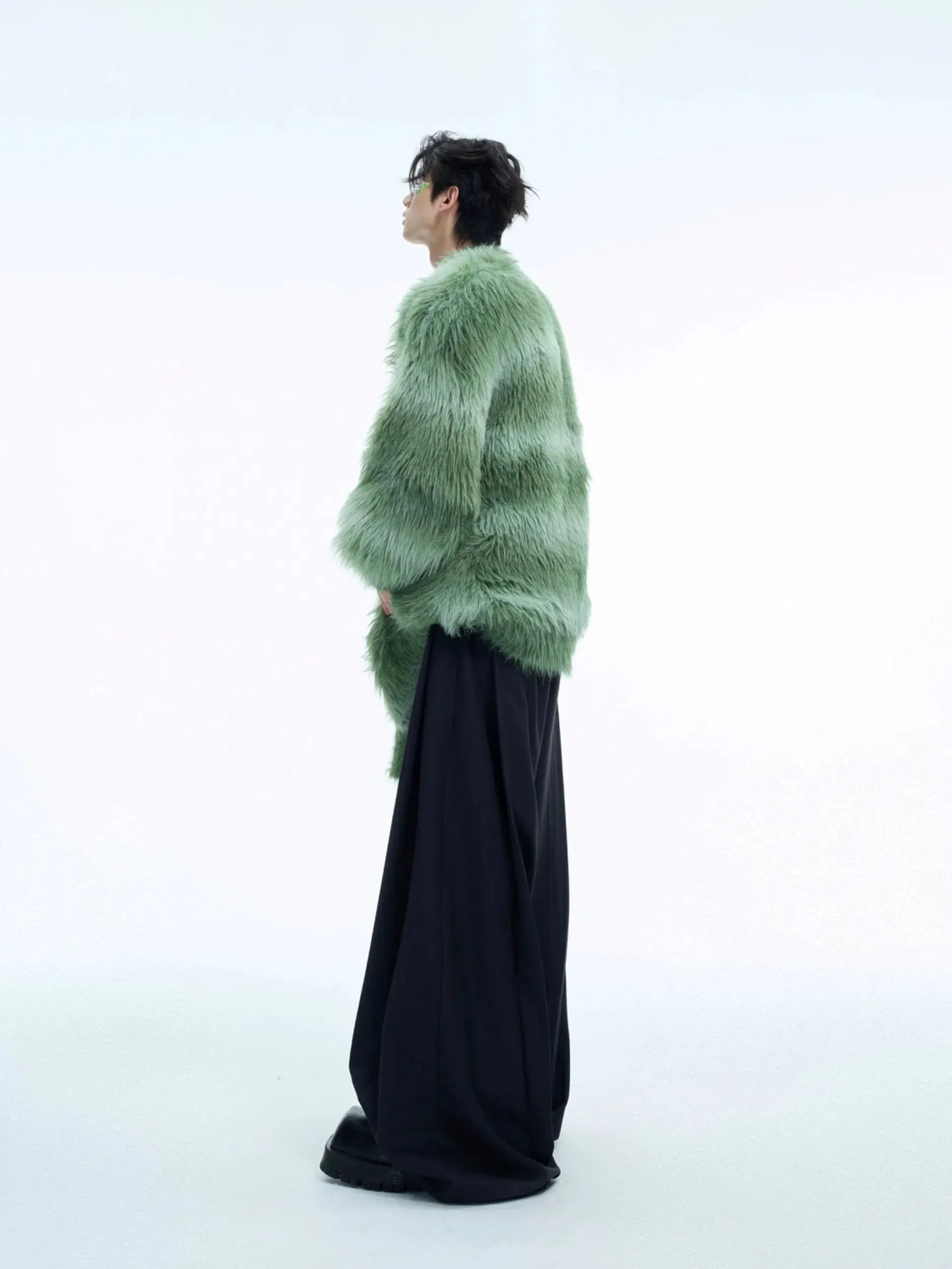 Gradient Sweater with Scarf