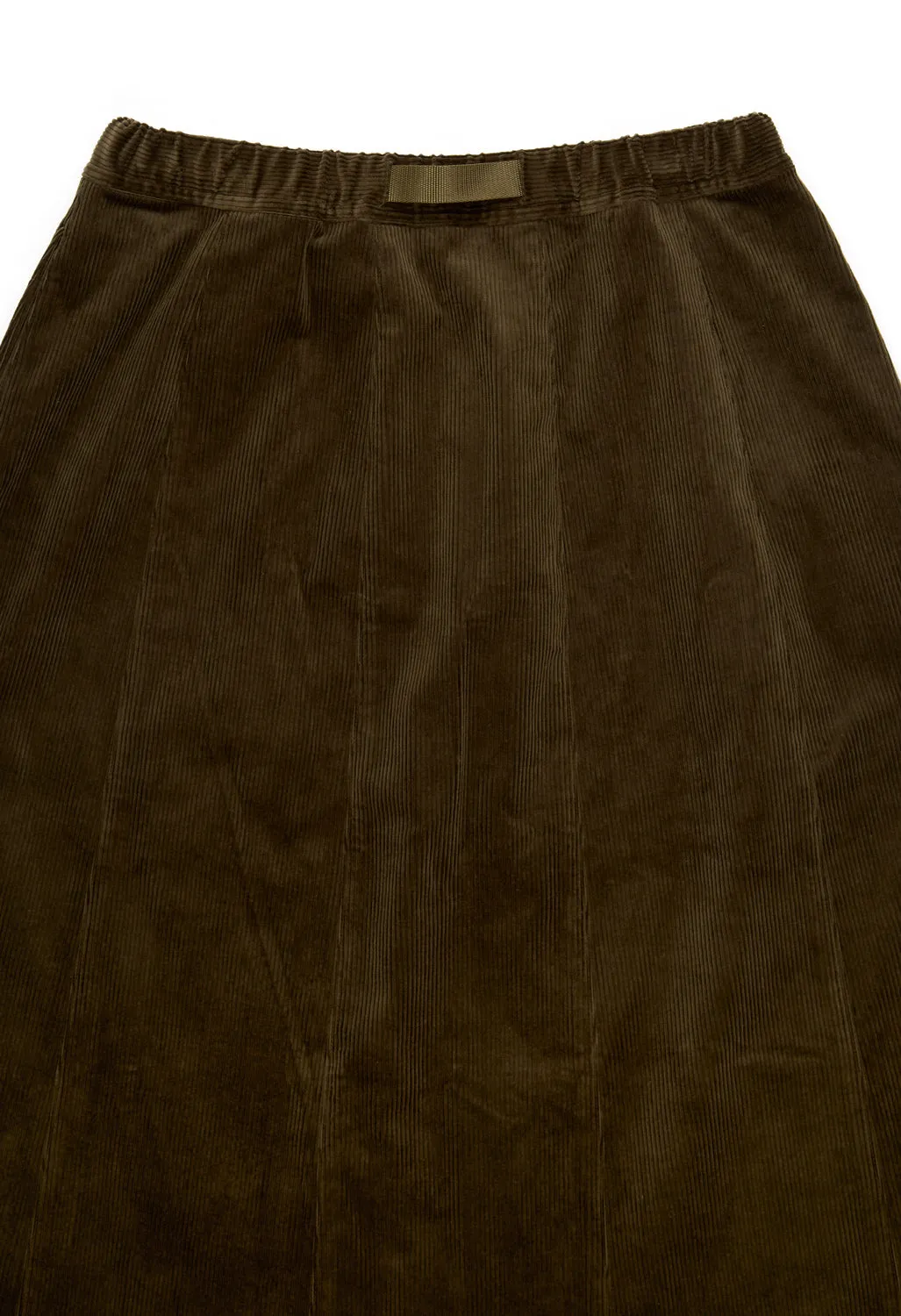 Gramicci Panelled Midi Skirt - Olive Green