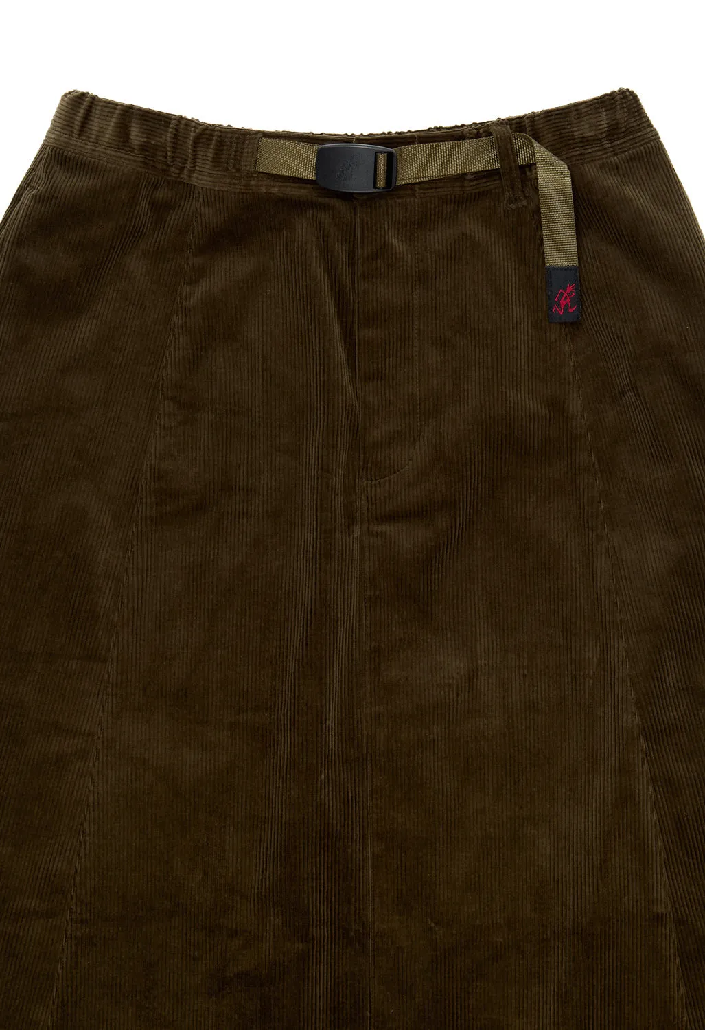 Gramicci Panelled Midi Skirt - Olive Green