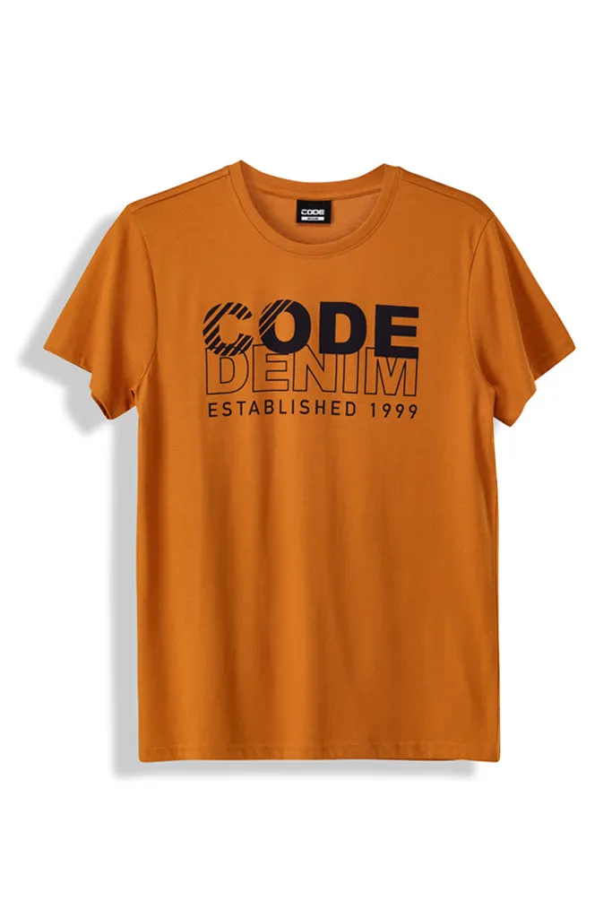 Graphic T-Shirt _ 149279 _ Mustard