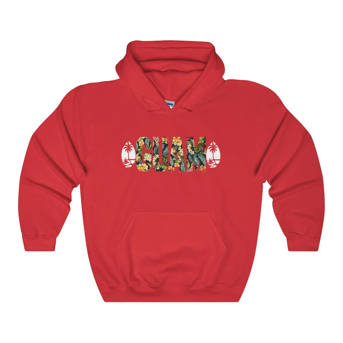 Guam Floral Hoodies Dark Colors.