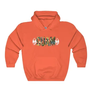 Guam Floral Hoodies Dark Colors.