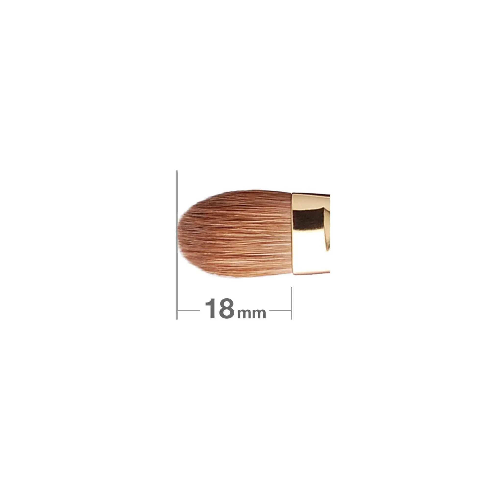 Hakuhodo S120 Eye Shadow Brush Round & Flat, S100 Vermillion Series