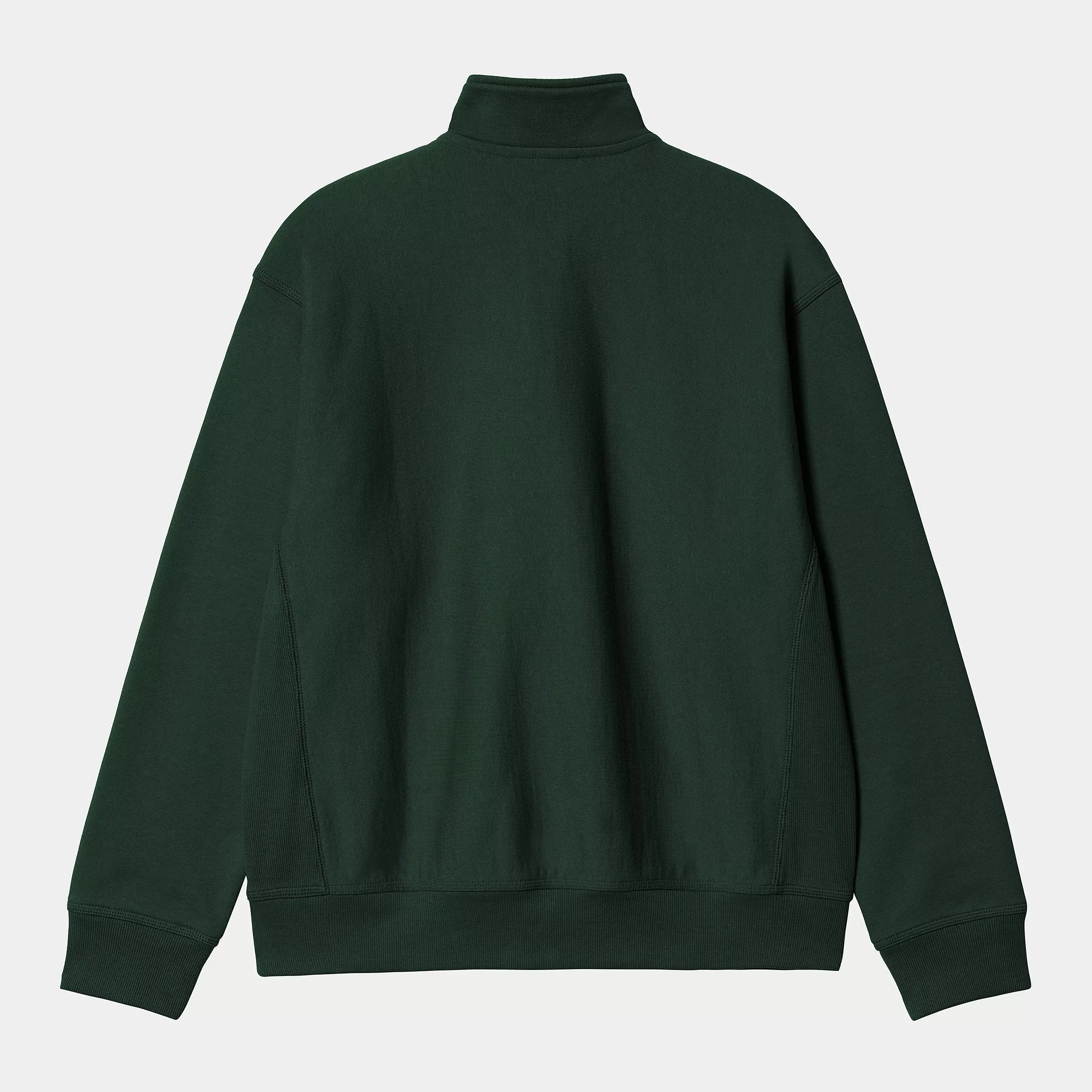Half Zip American Script Sweat - Conifer