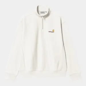 Half Zip American Script Sweat - Wax
