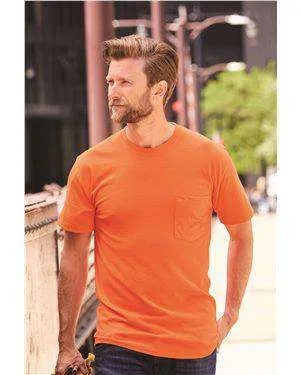 Hanes Men's Fresh IQ Workwear Pocket T-Shirt - W110