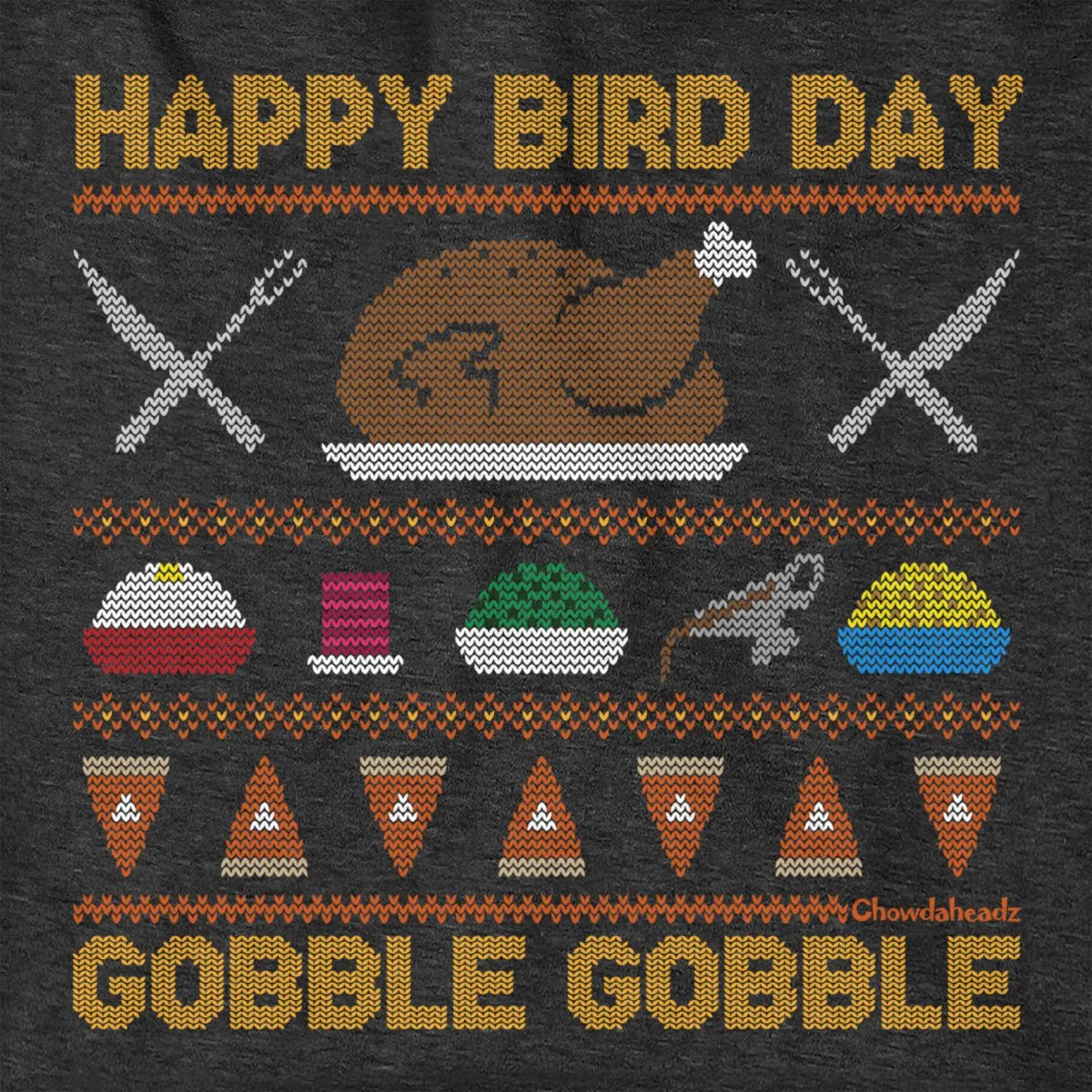 Happy Bird Day Ugly Thanksgiving Sweater Hoodie