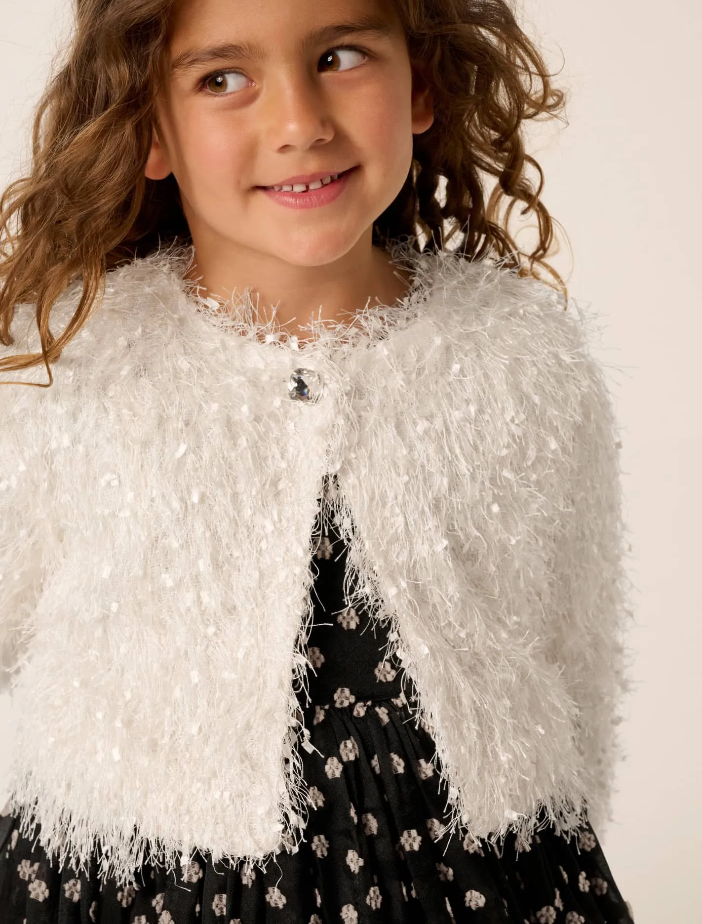 Heidi Girls Fringe Cropped Jacket