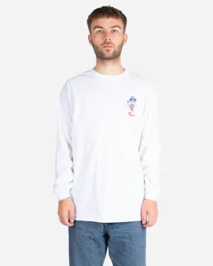 Hey There LS Tee - White