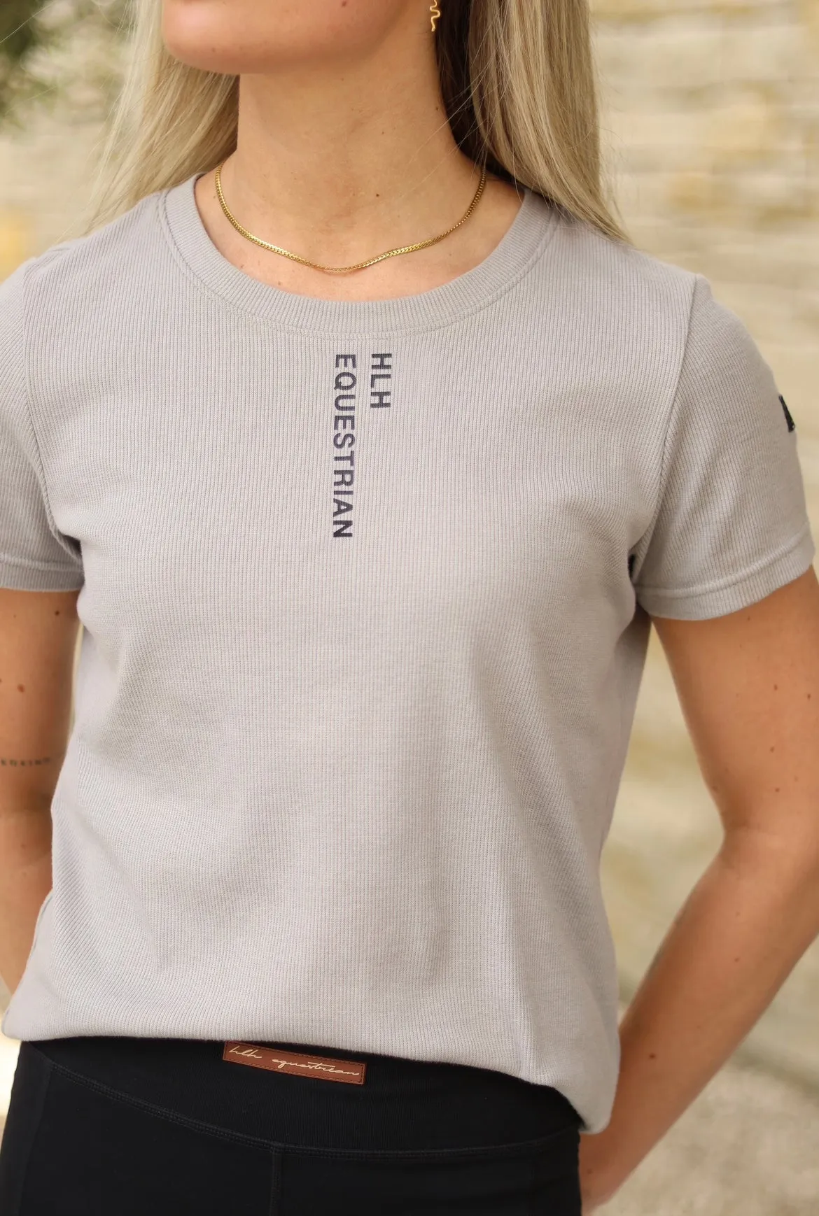 HLH Organic tee in Smoke