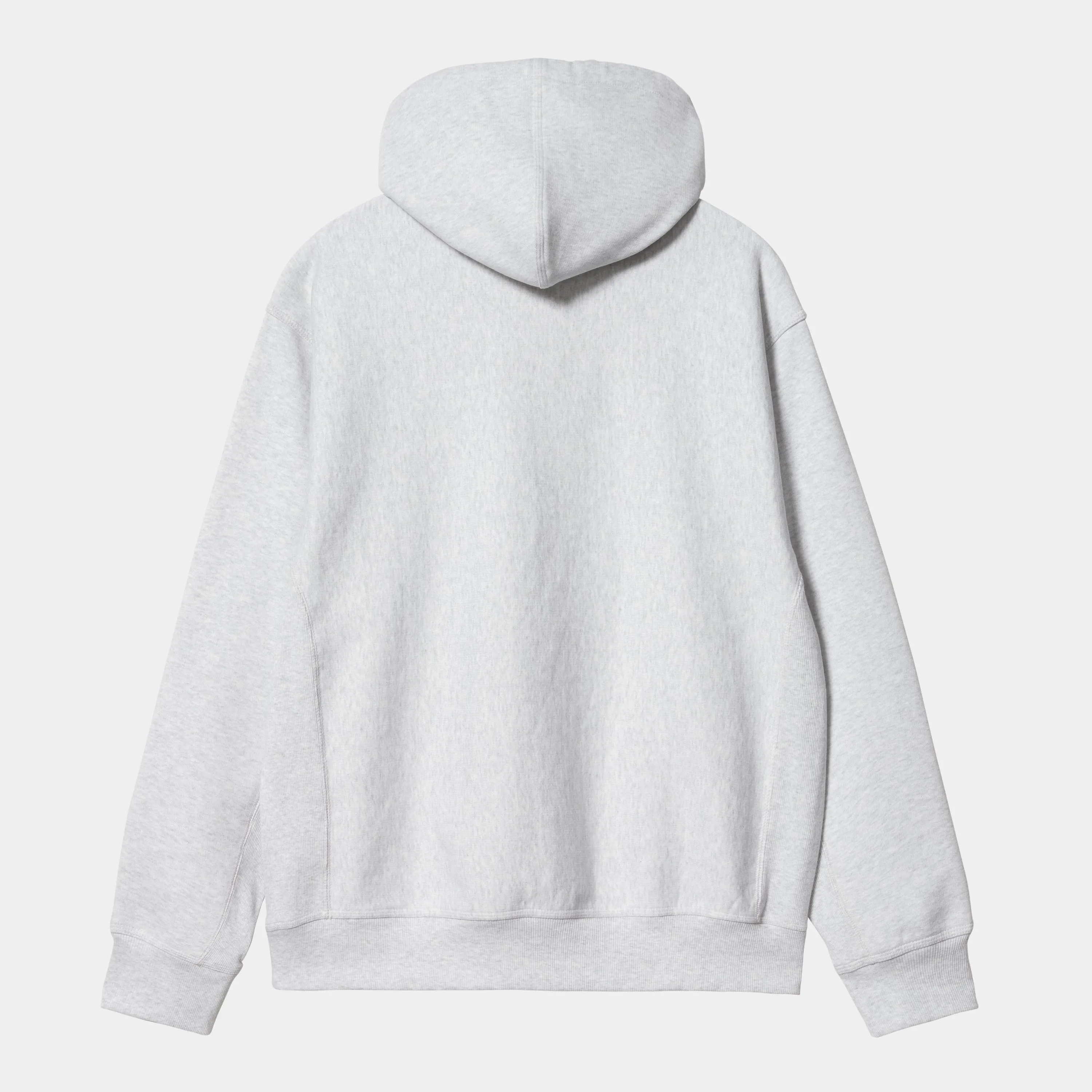 Hooded American Script Sweat - Ash Heather