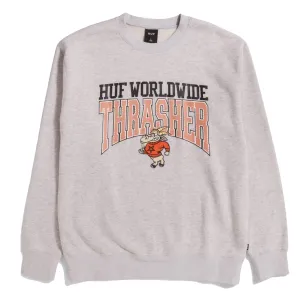 HUF X THRASHER - CANDLESTICK CREWNECK