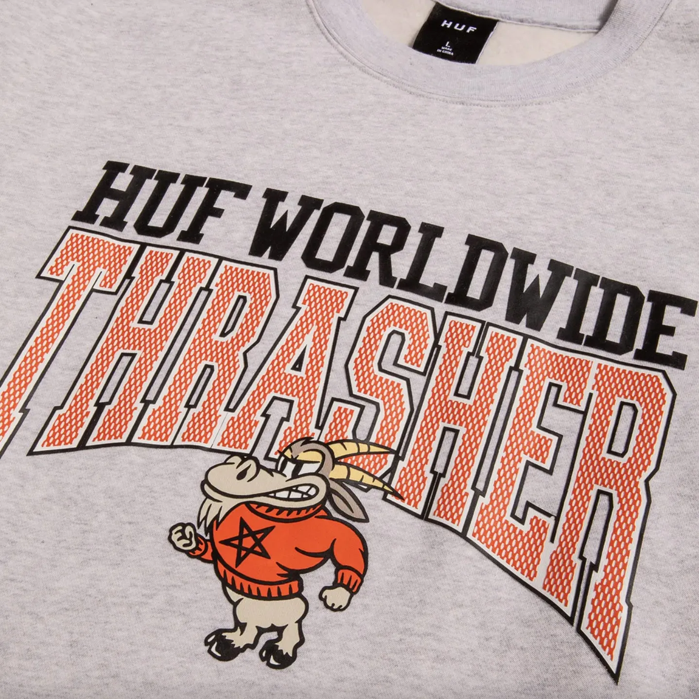HUF X THRASHER - CANDLESTICK CREWNECK