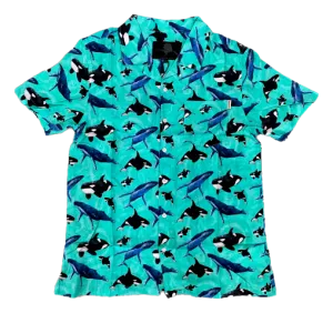Humpback and Orca Alaska Hawaiian Shirt