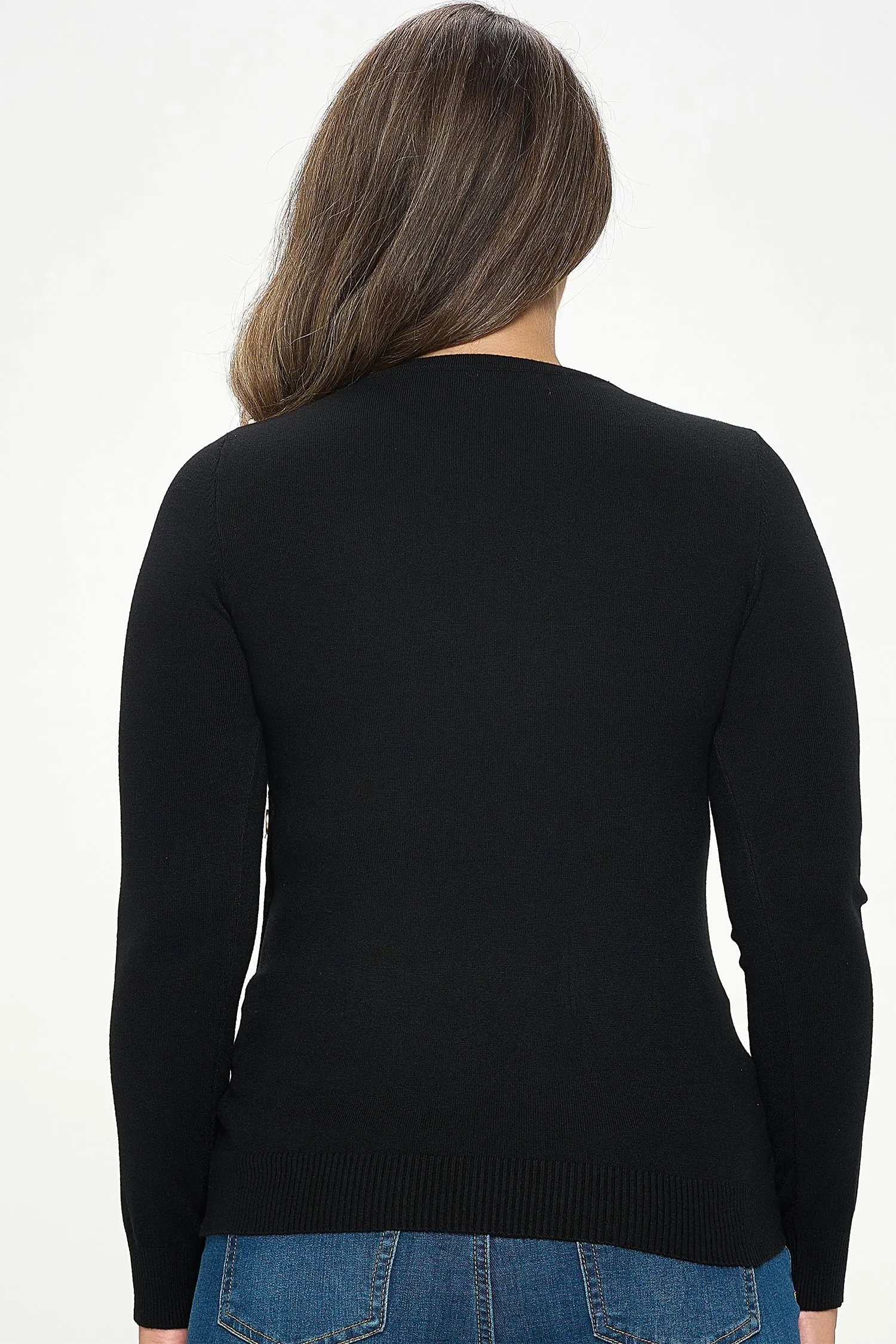 IT5754-PLUS | Sweaters | Junior Plus Ribbed Knit Long Sleeve Top