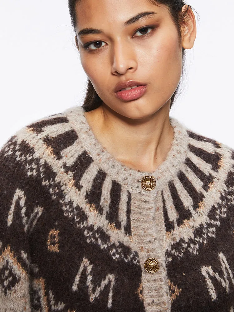 Jacquard Cardigan