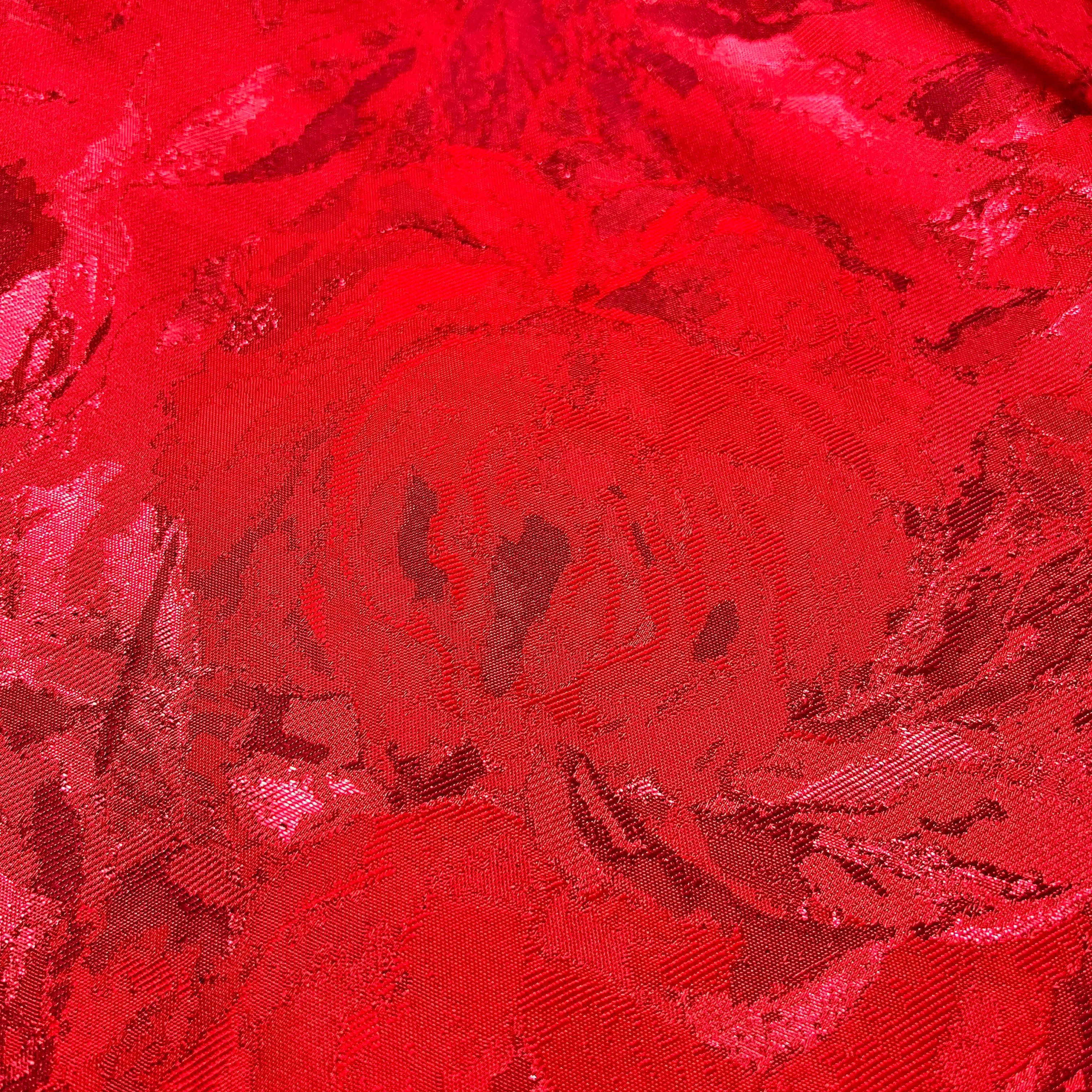 Jacquard - Crimson