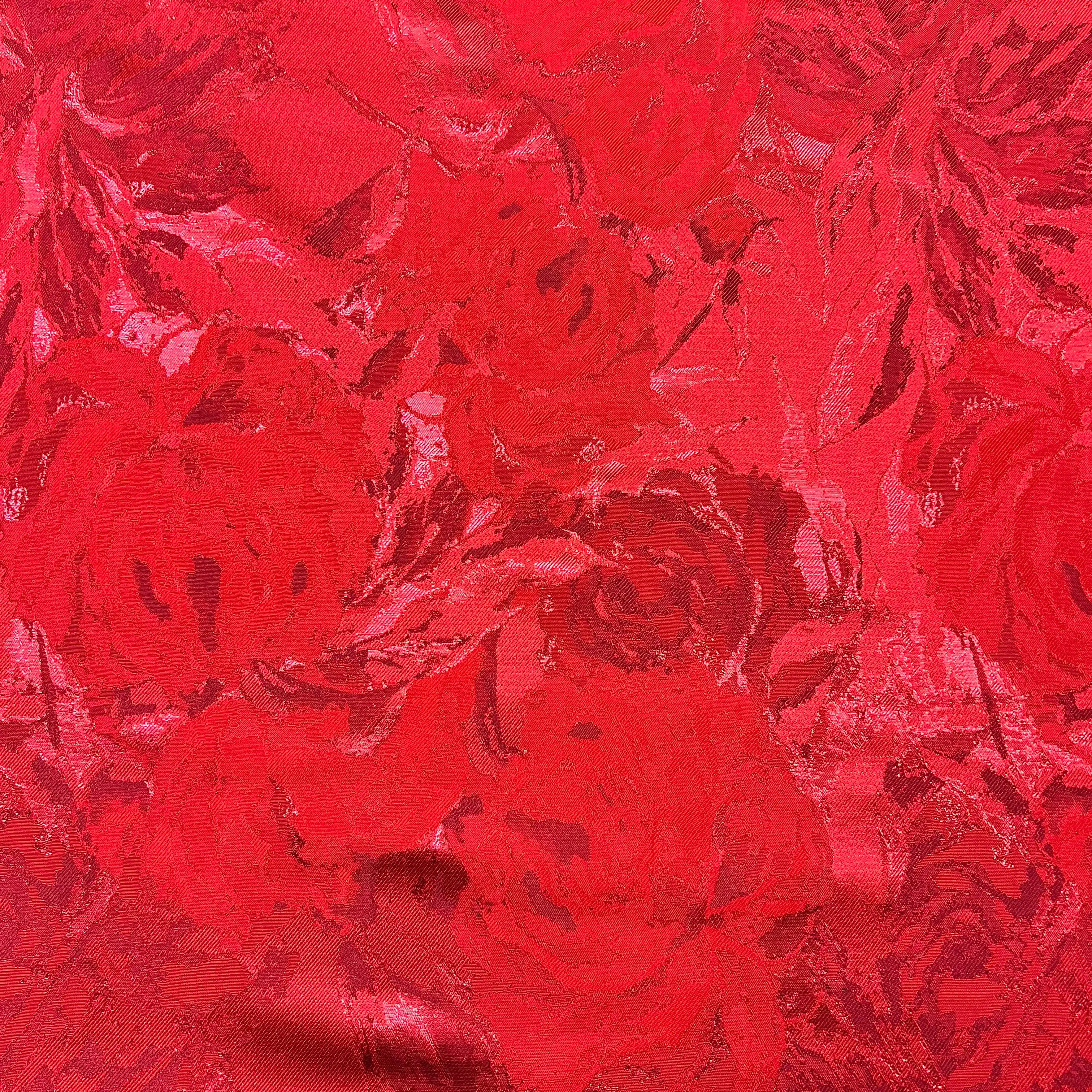 Jacquard - Crimson