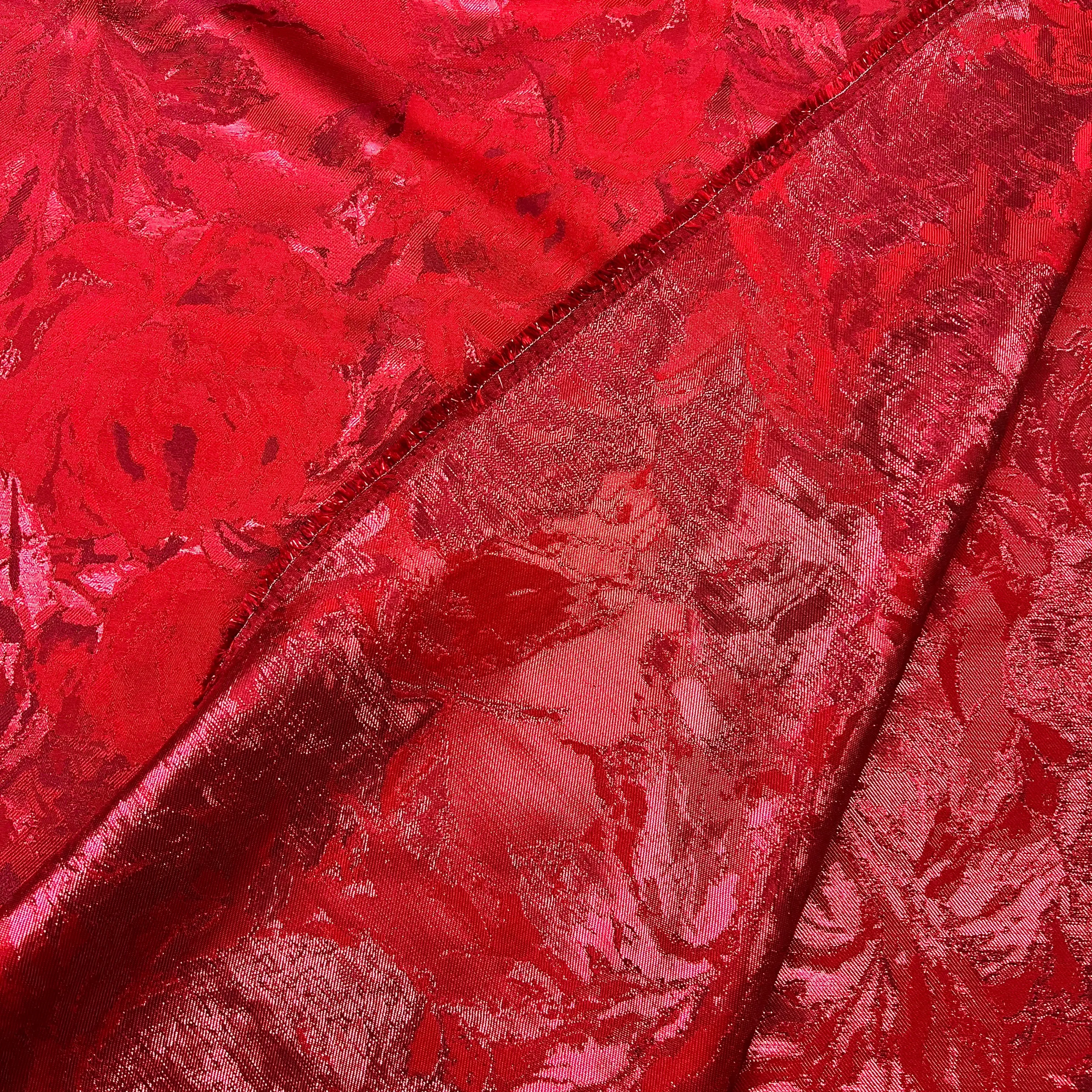 Jacquard - Crimson