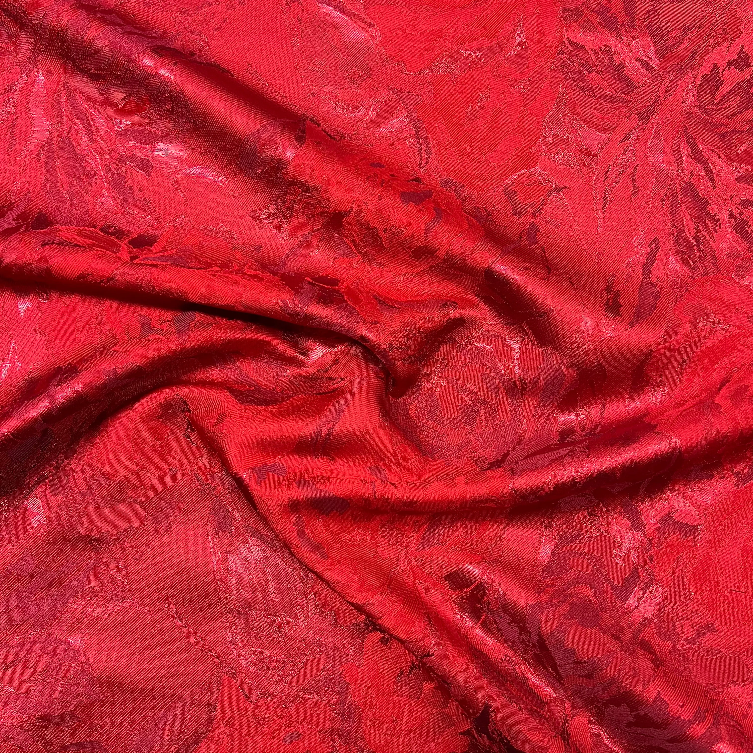 Jacquard - Crimson