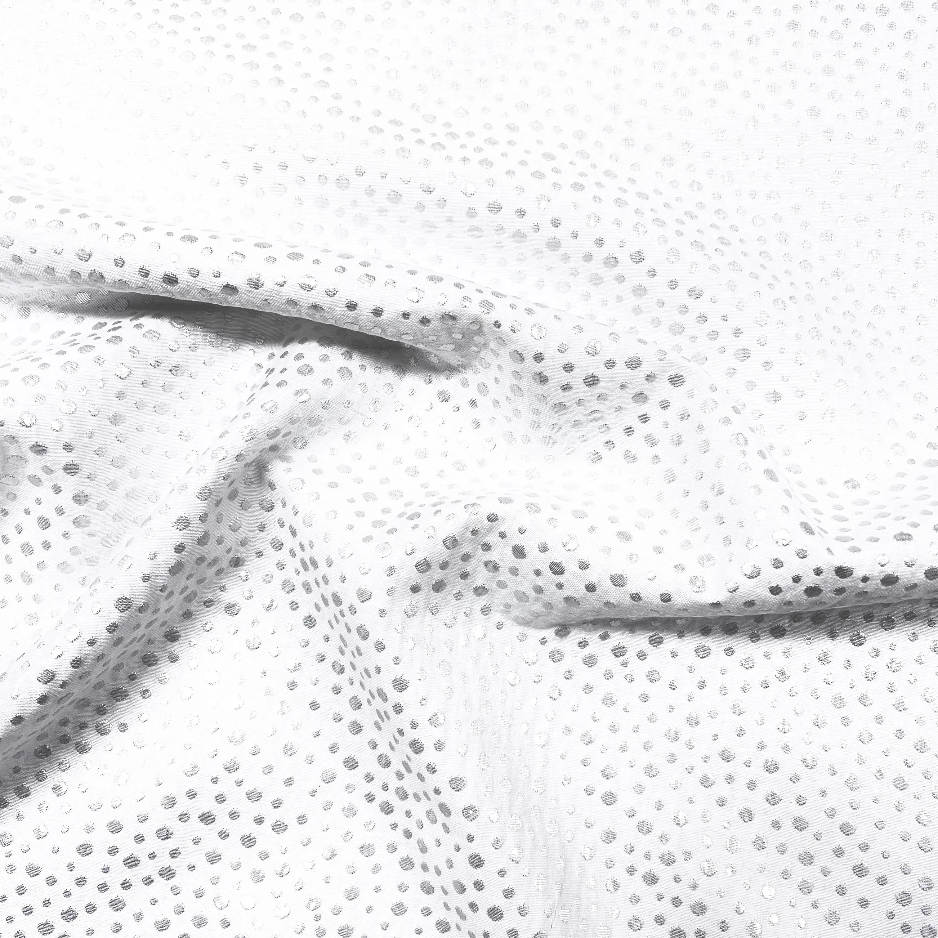Jacquard - Ivory & Silver