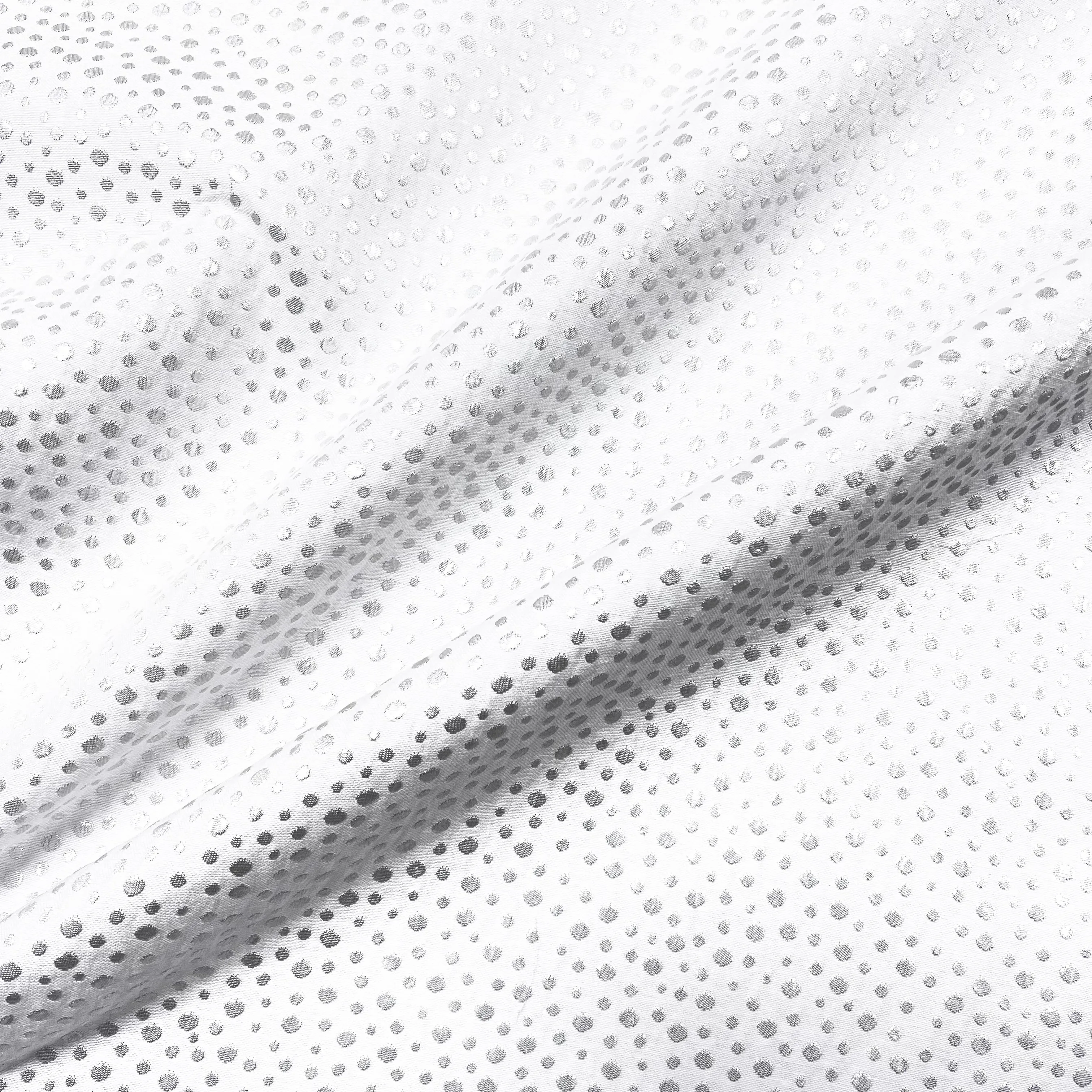 Jacquard - Ivory & Silver