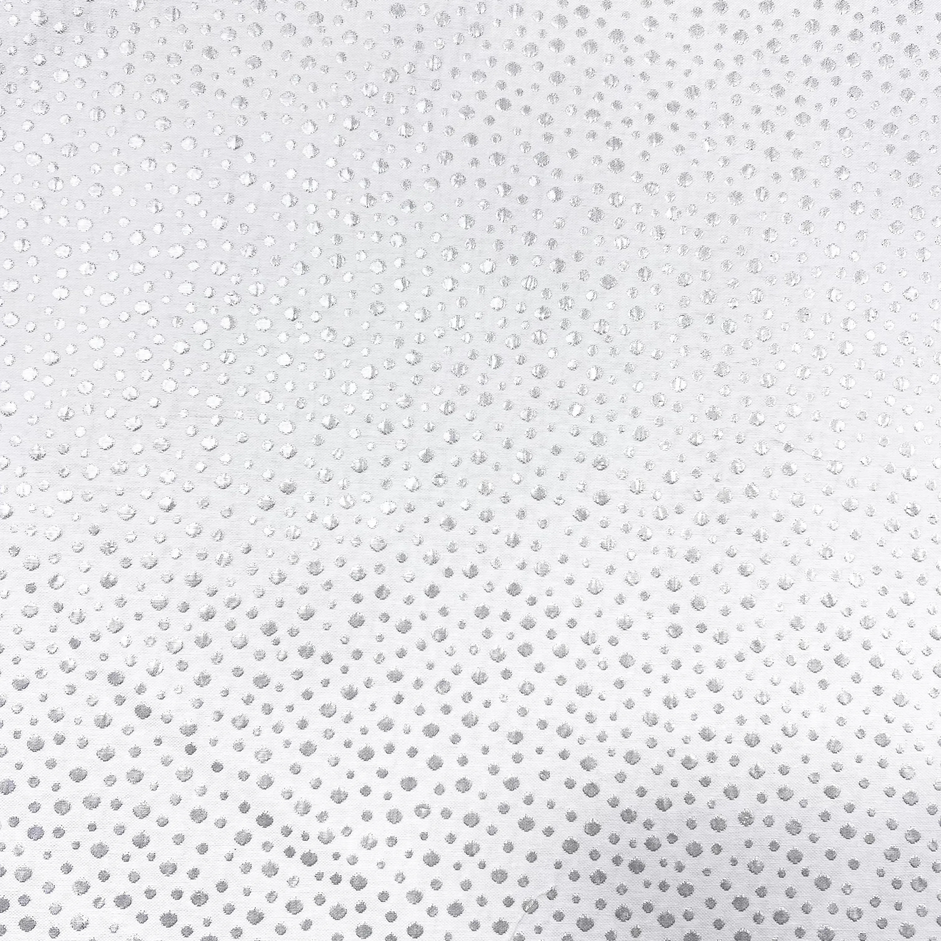 Jacquard - Ivory & Silver