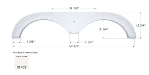 Jayco 5th Wheel Travel Trailer FS1702 - Polar White