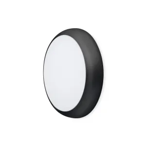 JCC JC070278 RadiaLED Rapid Pro Slim 12/18W IP65 3000/4000/5700K 300­Ø MW on/off BLK rim
