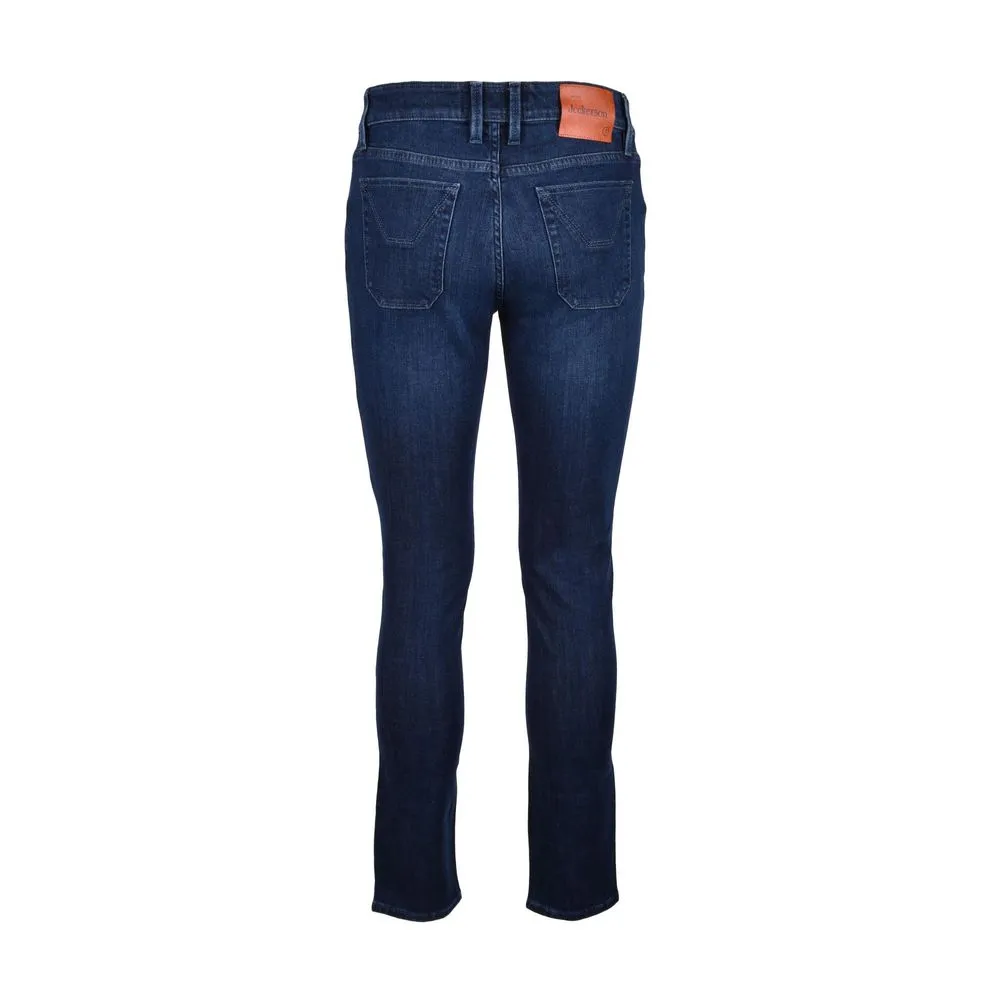 Jeckerson Blue Cotton Jeans & Pant