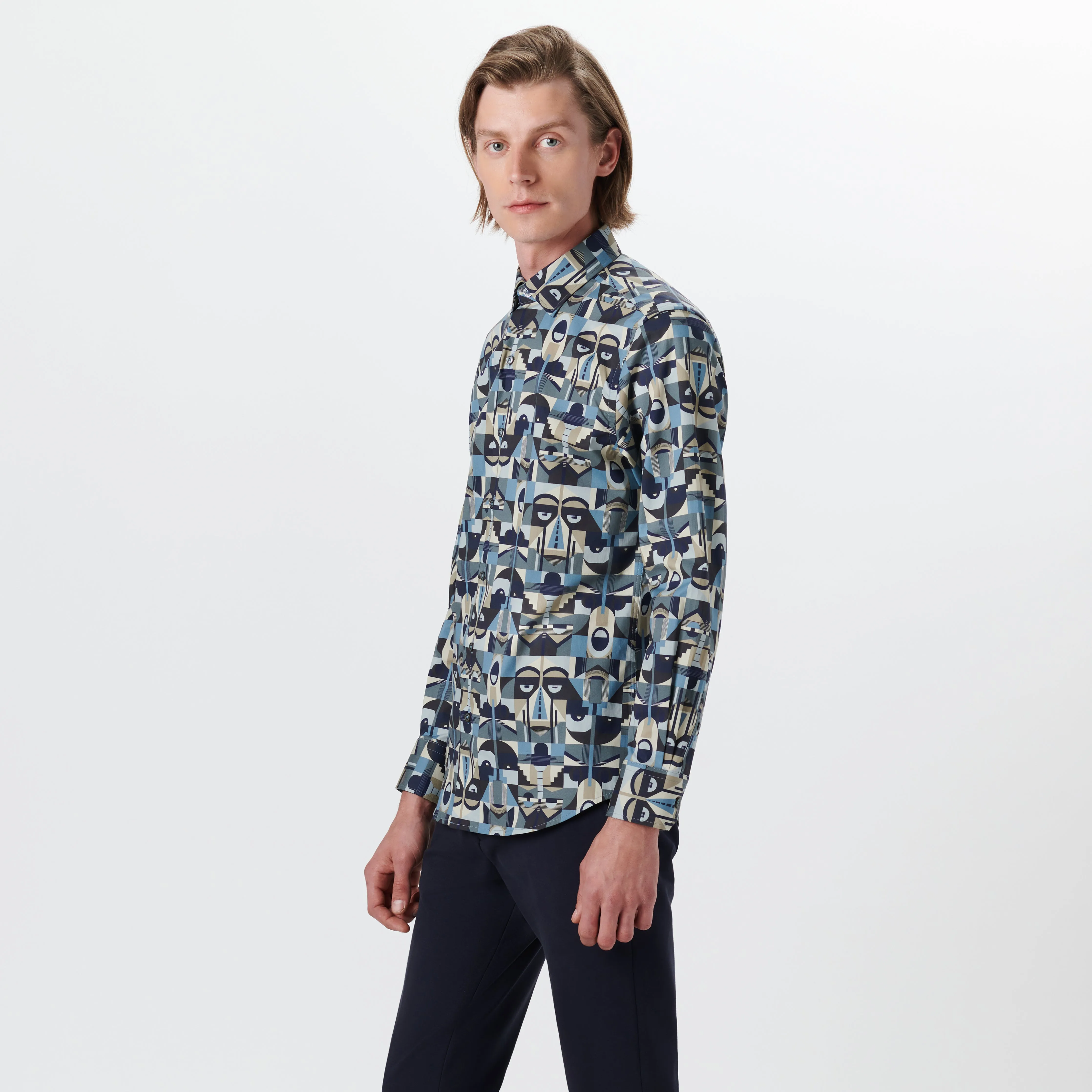 JULIAN Abstract Print Shirt