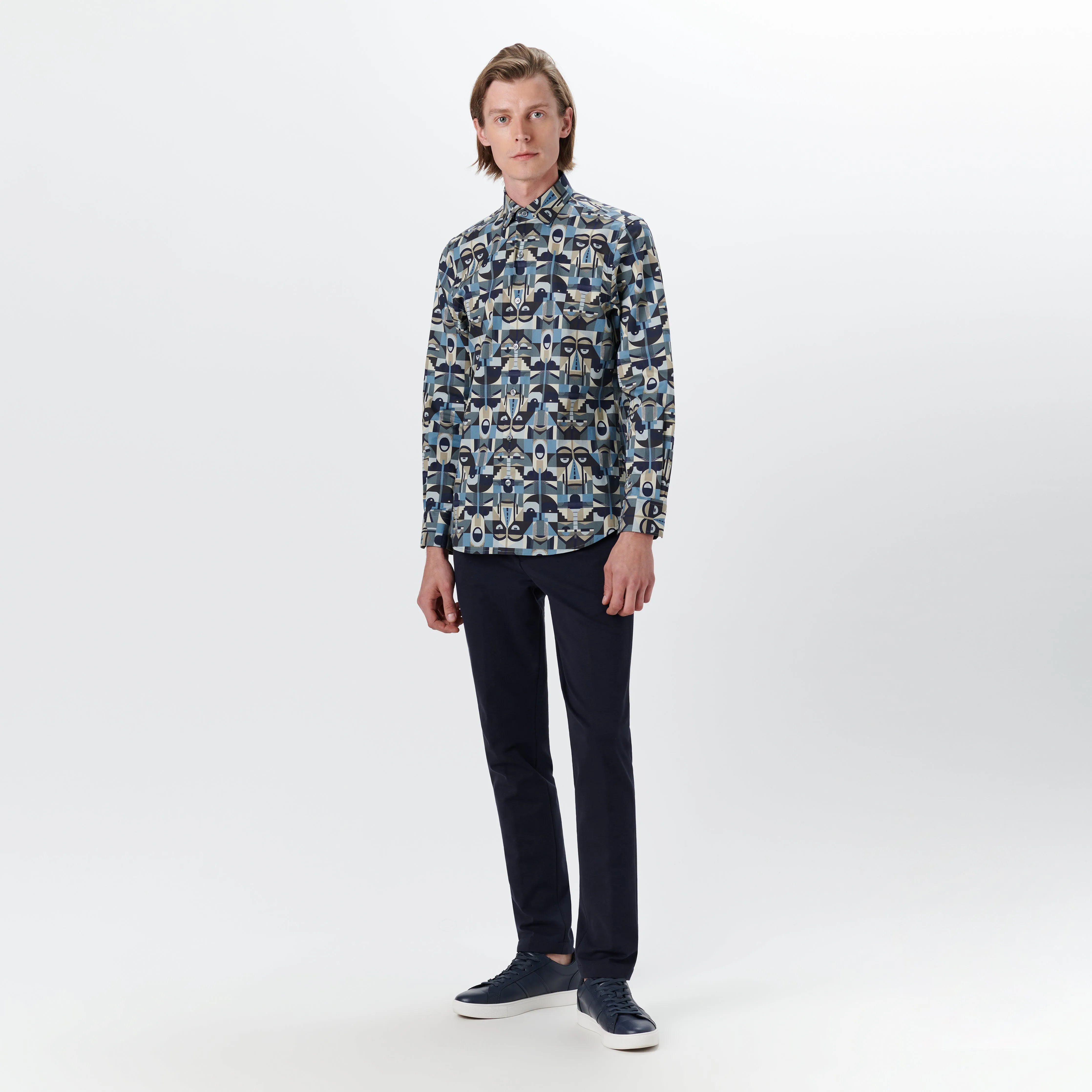 JULIAN Abstract Print Shirt
