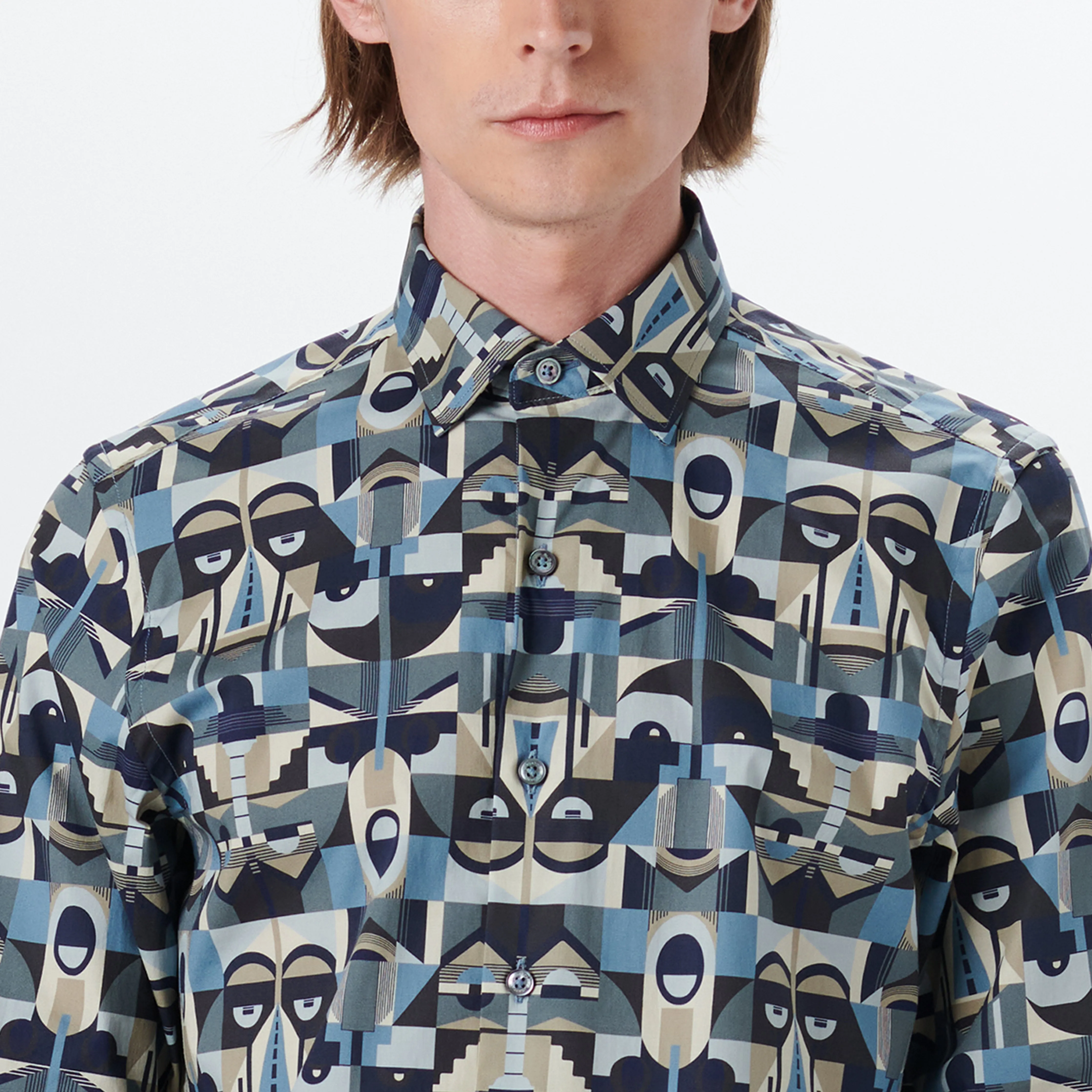 JULIAN Abstract Print Shirt