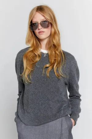 Karen Walker Classic Cashmere Sweater // Charcoal