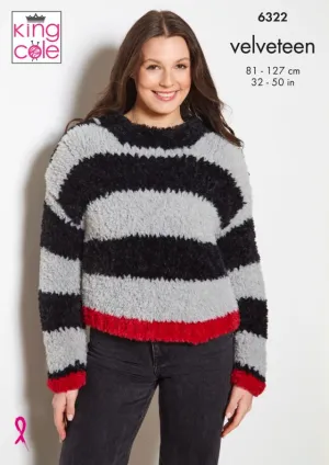 King Cole Knitting Pattern  Sweaters 6322