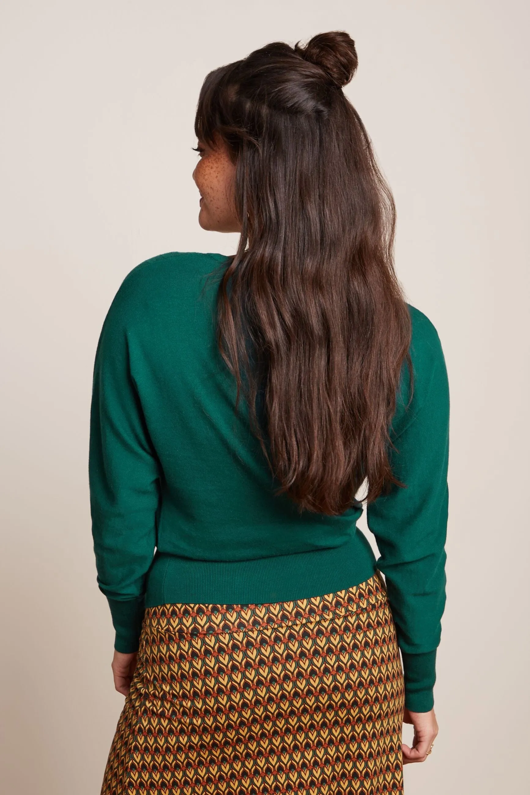 KING LOUIE Valentina Top Club Jumper - Urban Green