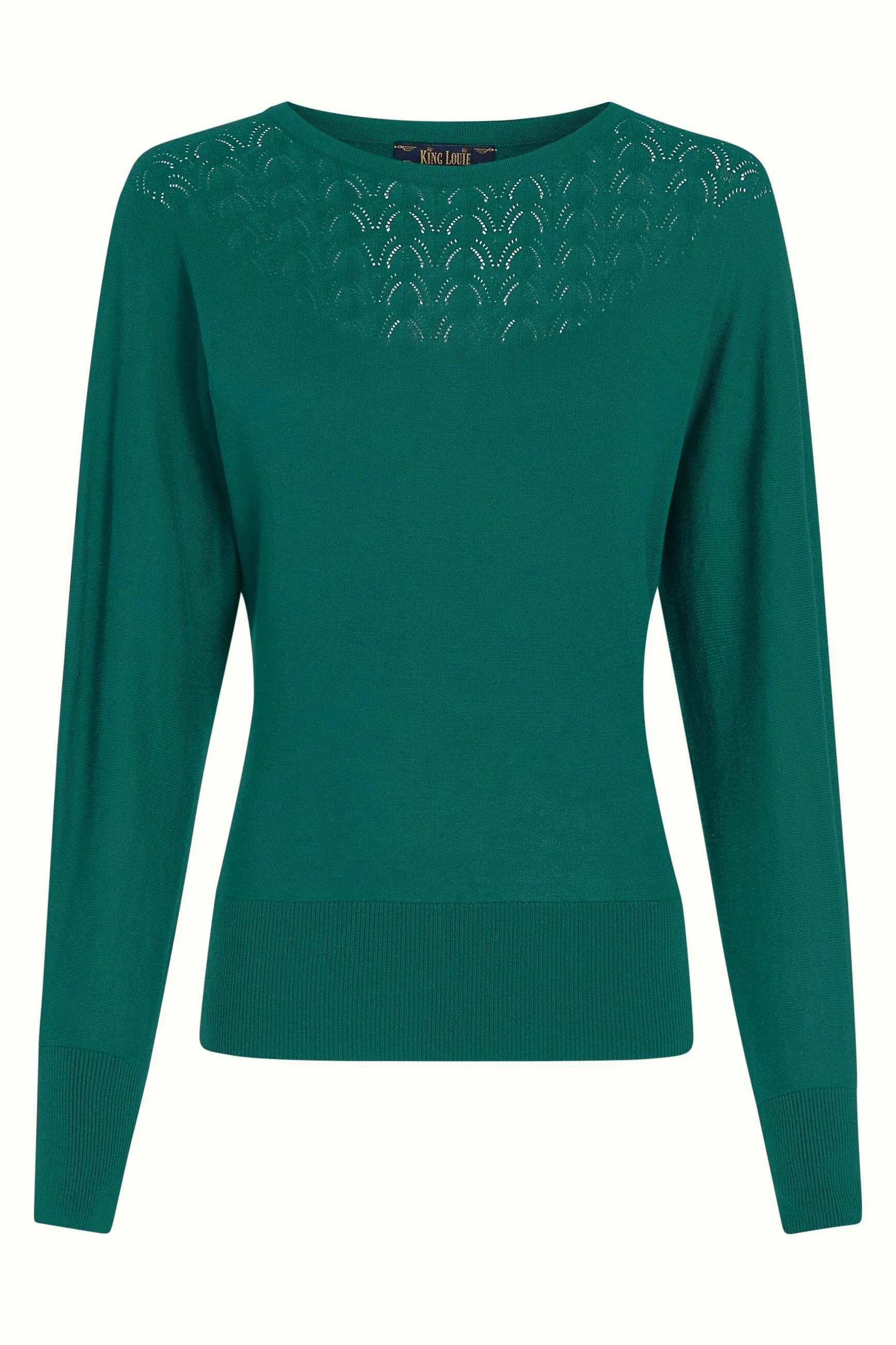 KING LOUIE Valentina Top Club Jumper - Urban Green